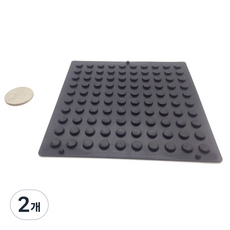 3M 범폰 미끄럼방지 스티커 A0019 100p, 2개, 블랙