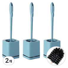PEONIST 壁掛式浴室馬桶刷清潔刷, 藍色, 2個