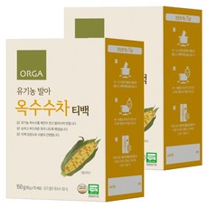 ORGA WHOLE FOODS 發芽玉米茶包, 15件, 10克, 2個