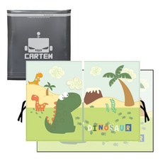 CARTEM Funny 汽車窗簾遮陽板 內層+外層套組, 1套, 恐龍樂園