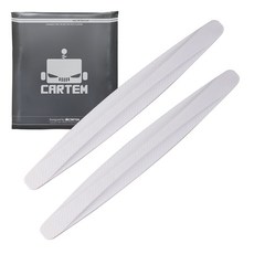 카템 차량용 3D 곡면 범퍼가드, 화이트, 2개