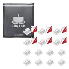 카템 다용도 케이블 선정리 클립 화이트 CT409, 20개