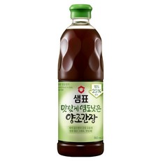 샘표 맛있게 염도낮은 양조간장, 860ml, 1개