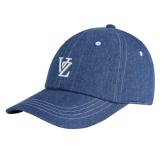 Varzar 3D字母圖案縫線寬鬆棒球帽