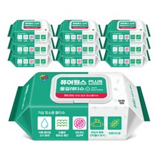 pure ones Plus 客廳用清潔濕紙巾 蓋型 80抽, 80張, 10個