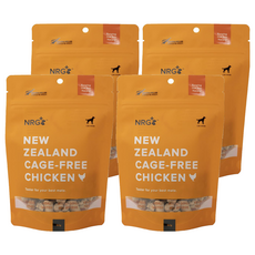 NRG+ 原味覺醒 犬用原肉凍乾生食餐, 田園雞, 50g, 4包