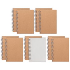 DANSOON A6線圈筆記本, 10個, 牛皮紙