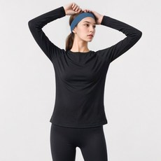 베이직하우스 여성용 쿨 브리즈 에어드라이 라글란 긴팔 티셔츠 LZTS3210
