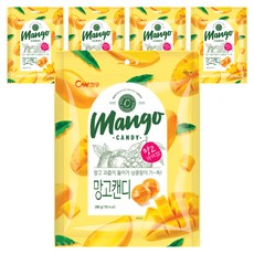 청우식품 망고 캔디, 5개, 200g