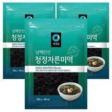 대상 청정원 청정자른미역, 100g, 3개
