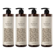 오리엔타임 더 시크릿 안티 헤어로스 샴푸, 1L, 4개