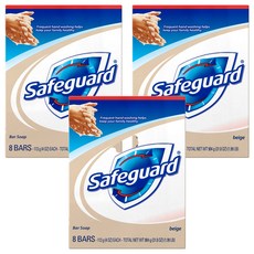 Safeguard 비누 베이지, 113g, 24개