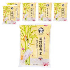 東台糧倉 鹿野漫香米, CNS一等, 高級47號, 台灣出產, 1.8kg, 6包