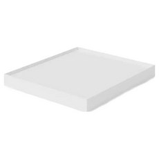 무인양품 캐스터도 장착 가능한 리빙박스 뚜껑 25cm용 4550344902868, 화이트그레이, 1개