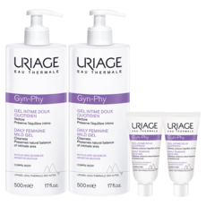 유리아쥬 진피 데일리 페미닌 마일드 젤 여성청결제 500ml + 진피 3ml, 2개