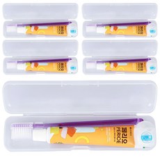 OLaLa 旅行用牙刷+牙線+牙膏+收納盒組, 5組