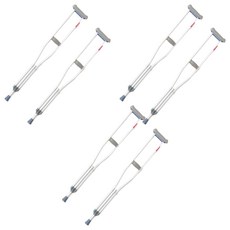 보행보조기 알루미늄 원스닥 목발, 3세트