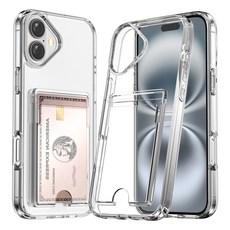 케이엠디자인 카드포켓 클리어핏 에어커버 2장 수납 휴대폰 케이스