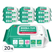 pure ones Plus 客廳用清潔濕紙巾 附蓋型 80抽, 545克, 20個