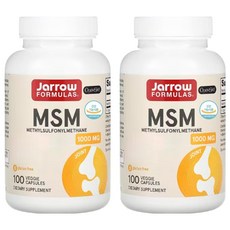 Jarrow FORMULAS 賈羅公式 MSM素食膠囊, 100顆, 2罐