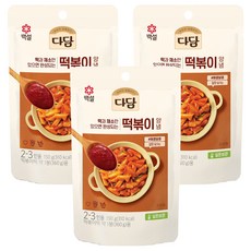 다담 떡볶이양념, 150g, 3개