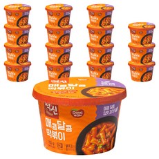 DONGWON 東遠 即食甜辣炒年糕杯, 160g, 16入