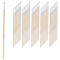 Bellian 微型刷具 細毛筆 0.8cm 0號 50入組, S, 1套