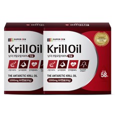 超強南極磷蝦油, 2盒, 60g