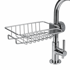 DailyPick 多用途水槽抹布菜瓜布瀝水架 直立式 M, 1個, 混色