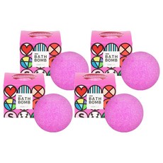 COACOS 泡泡沐浴球 SWEETING草莓香, 140g, 4個