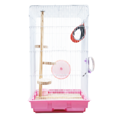 PetBest 絕代風華蜜袋鼯籠, 1個, 銀色 + 藍色