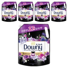 Downy Blooming Fragrance超高濃縮衣物柔軟精補充包 鮮花香, 2.6L, 5包