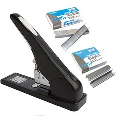 WHASHIN 訂書機 13100 + 訂書釘 H13 8mm + H13 12mm, 1套, 混合顏色