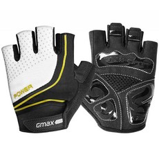 [G-MAX] 動力自行車半指手套 (GMS10091), 白色