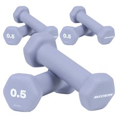 스케쳐스 와이드핏 육각 아령 덤벨, 0.5kg, 6개