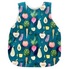 BAPRON BABY 圍兜裙, 完全防護抗汙易洗舒適安全輕便易攜, 有機蔬菜, 1入, 1件