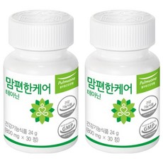 풀무원건강생활 맘편한케어 테아닌, 30정, 2개