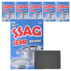 싹세미 울트라파인 일회용수세미, 혼합색상, 1개, 6개