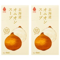 GreensKitami 北海道洋蔥高湯粉末 4條 5g 方便沖泡 暖心暖胃, 20g, 2盒