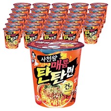 사천왕 매콤탄탄면 소컵 63g, 36개