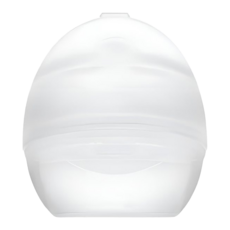 Super mama QQ蛋穿戴式真空集乳器, 食用級矽膠材質, 柔軟服貼乳房, 體積小方便攜帶, 1個, Transparent