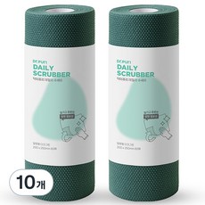 Dr. Fury 一次性洗滌器大號 60p, 60入, 深綠色, 10個