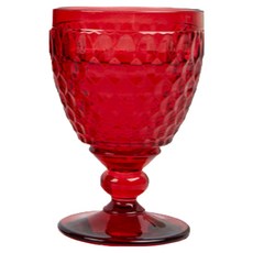 Villeroy&Boch 波士頓高腳杯 310ml + 購物袋組, 1套, 紅色