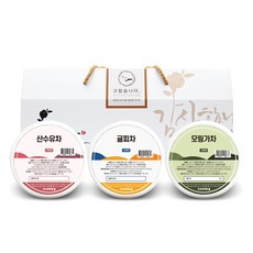 단심 건강차 3종 선물세트, 1세트, 산수유차 10p + 귤피차 10p + 모링가차 10p