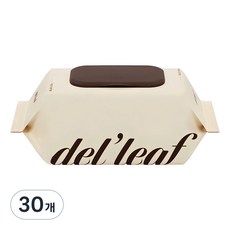 델리프 엠보싱 넘버5 베이지 대용량 저자극 아기물티슈 캡형, 50g, 100매, 30개