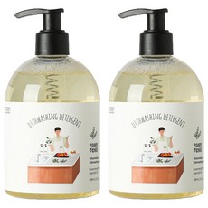 SHINE makers 安心清洗洗碗精 迷迭香&廣藿香, 2瓶, 400ml
