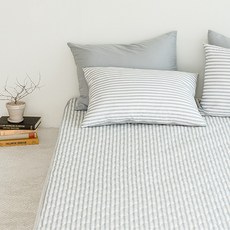 순면누비 안심 방수패드, 루즈그레이