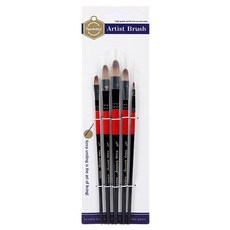 Citonic 水彩畫筆5件組 圓頭筆, 1套