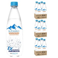 iSODA 愛蘇打 EX強勁氣泡水, 500ml, 12瓶