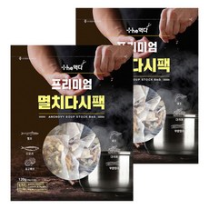 더먹다 프리미엄 멸치 다시팩 8p, 120g, 2개